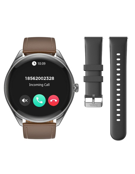 HOCO smartwatch avec fonction de conversation AMOLED Y22 noir