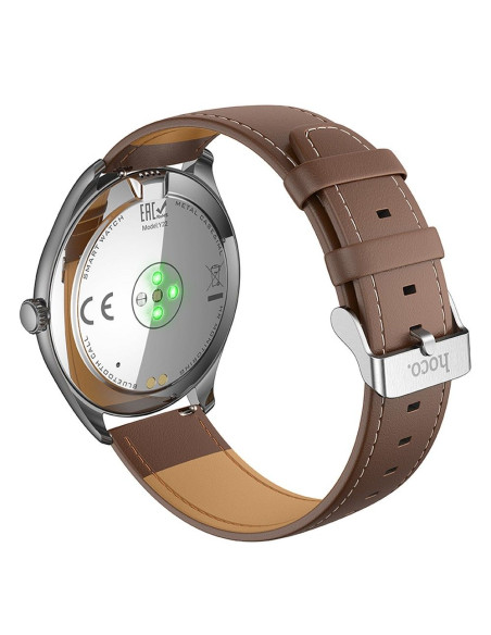 HOCO smartwatch avec fonction de conversation AMOLED Y22 argenté