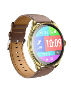 HOCO smartwatch avec fonction de conversation AMOLED Y22 champagne gold