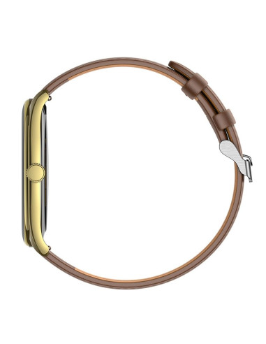 HOCO smartwatch avec fonction de conversation AMOLED Y22 champagne gold