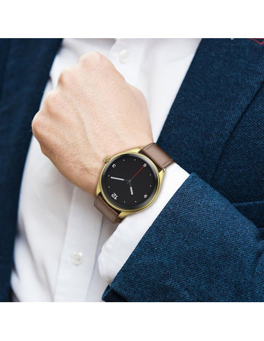 HOCO smartwatch avec fonction de conversation AMOLED Y22 champagne gold
