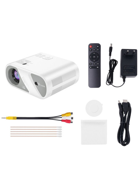 HOCO projector Wi-Fi Bluetooth 720P DT1 white