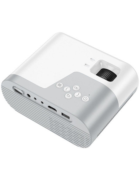 HOCO projector with Android software Wi-Fi Bluetooth 720P DT2 white