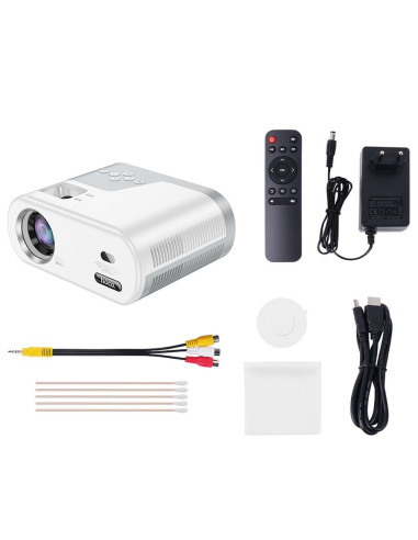HOCO projector with Android software Wi-Fi Bluetooth 720P DT2 white