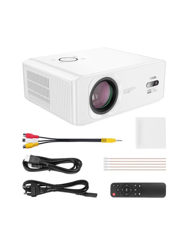 HOCO projector with Android software Wi-Fi Bluetooth 1080P DT3 white