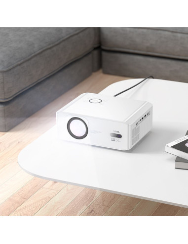 HOCO projector with Android software Wi-Fi Bluetooth 1080P DT3 white