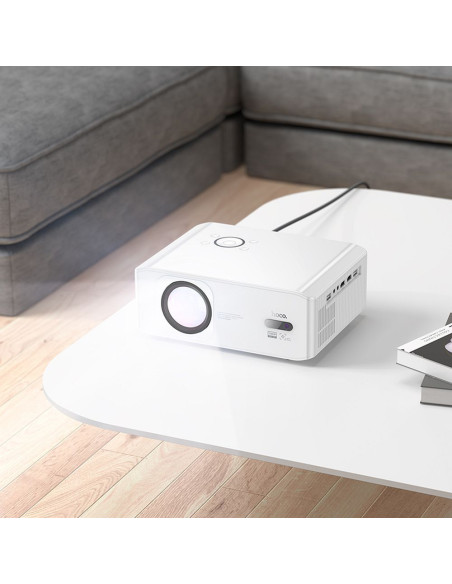 HOCO projector with Android software Wi-Fi Bluetooth 1080P DT3 white