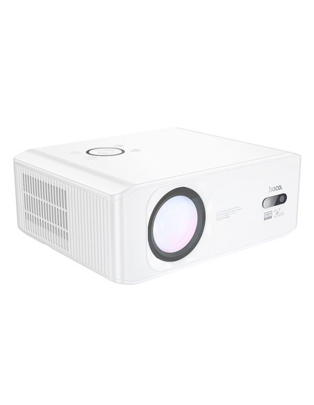 HOCO projector with Android software Wi-Fi Bluetooth 1080P DT3 white