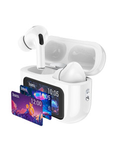 HOCO wireless earphones bluetooth with touch screen TWS ANC EW72 white 2