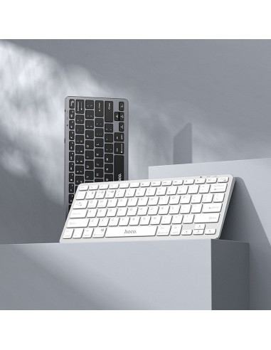 HOCO wireless keyboard QWERTY GM32 silver