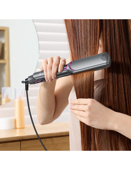 HOCO electric straightening hair with digital display HP42 gray