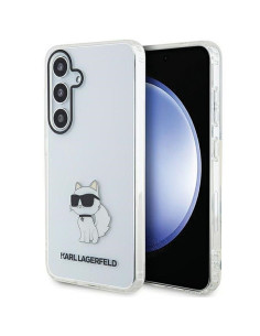 Véritable KARL LAGERFELD Case KLHCS24SHNCHTCT pour SAMSUNG S24 (IML NFT CHOUPETTE) transparent