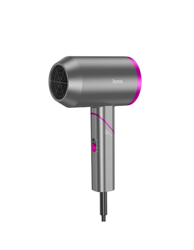 HOCO hot and cold air foldable hair dryer HP13 Plus rose red