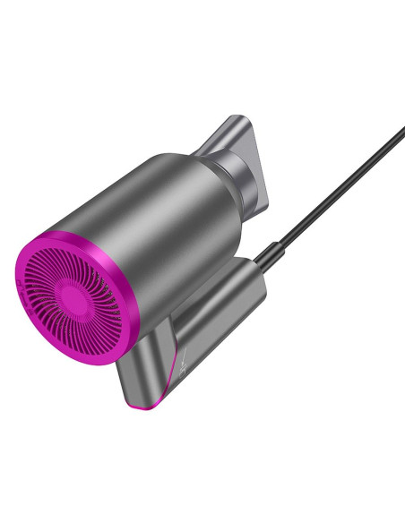 HOCO hot and cold air foldable hair dryer HP13 Plus rose red