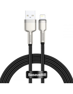BASEUS USB A à Lightning 2.4A Cafule Métal 1 m câble de voiture