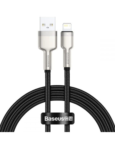 BASEUS USB A à Lightning 2.4A Cafule Métal 1 m câble de voiture