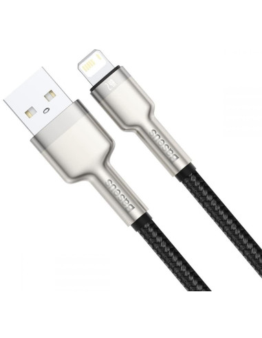 BASEUS USB A à Lightning 2.4A Cafule Métal 1 m câble de voiture