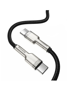 BASEUS cable Type C pour Type C PD100W Power Delivery Cafule Metal Cable CATJK-D01 2m noir 2