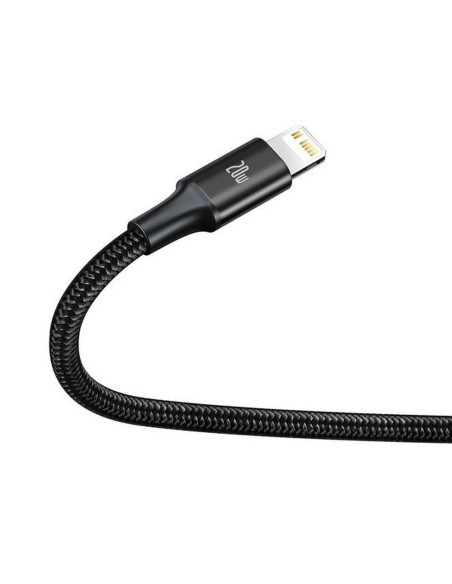 BASEUS Câble 3-en-1 Type C vers Micro USB / Lightning / Type C 20W CAMLT-SC01 1.5 m noir