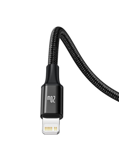 BASEUS Câble 3-en-1 Type C vers Micro USB / Lightning / Type C 20W CAMLT-SC01 1.5 m noir