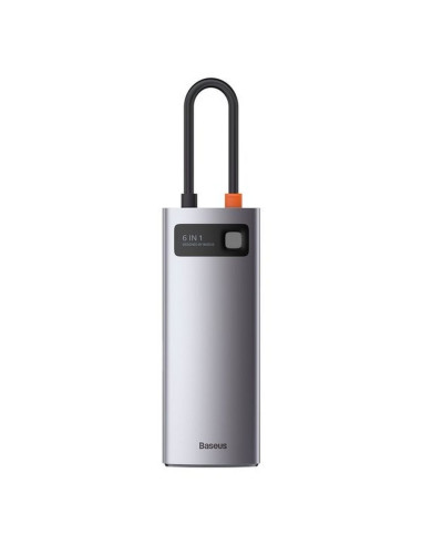 Adaptateur BASEUS HUB 6in1 Type C CAHUB-CW0G gris