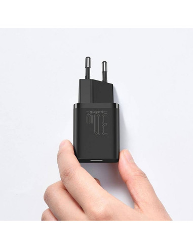 Chargeur secteur BASEUS Type C PD QC3.0 3A 30W CCSUP-J01/CCCJG30CE noir