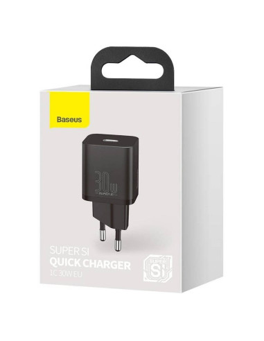 Chargeur secteur BASEUS Type C PD QC3.0 3A 30W CCSUP-J01/CCCJG30CE noir