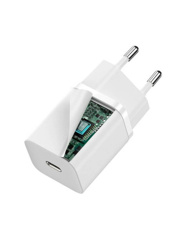 Chargeur secteur BASEUS Type C PD QC3.0 3A 30W CCSUP-J02/CCCJG30CE blanc