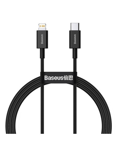 BASEUS cable Type C pour Apple Lightning 8-pin PD20W Superior Series Fast Charging CATLYS-A01 1 m noir