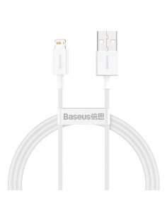 BASEUS cable USB pour Apple Lightning 8-pin 2,4A Superior Series Fast Charging CALYS-A02 1m blanc