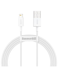 BASEUS cable USB pour Apple Lightning 8-pin 2,4A Superior Series Fast Charging CALYS-B02 1,5m blanc