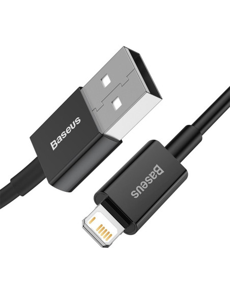 BASEUS cable USB pour Apple Lightning 8-pin 2,4A Superior Series Fast Charging CALYS-C01 2m noir