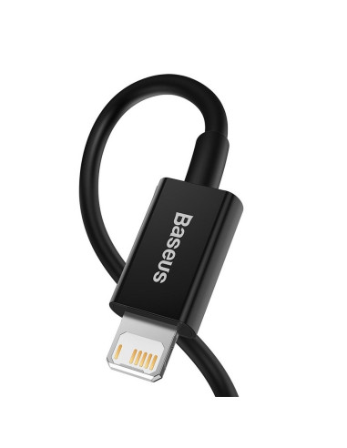 BASEUS cable USB pour Apple Lightning 8-pin 2,4A Superior Series Fast Charging CALYS-C01 2m noir