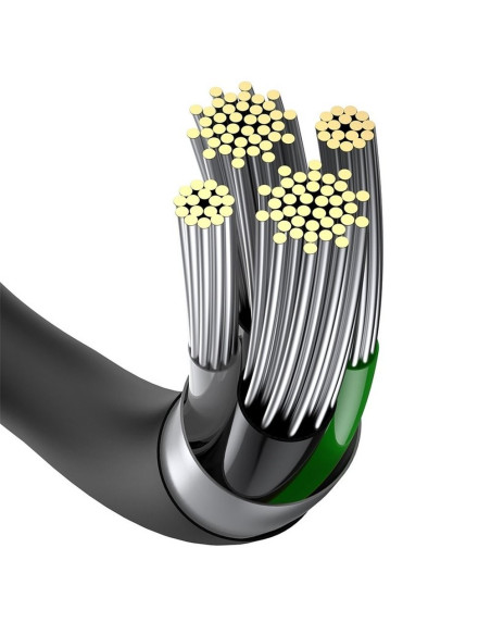 BASEUS cable USB pour Apple Lightning 8-pin 2,4A Superior Series Fast Charging CALYS-C01 2m noir