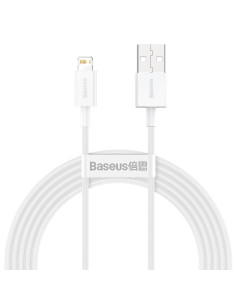 BASEUS cable USB pour Apple Lightning 8-pin 2,4A Superior Series Fast Charging CALYS-C02 2m blanc