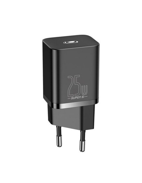 Chargeur secteur BASEUS Type C + câble Type C vers Type C PD QC3.0 3A 25W TZCCSUP-L01 noir