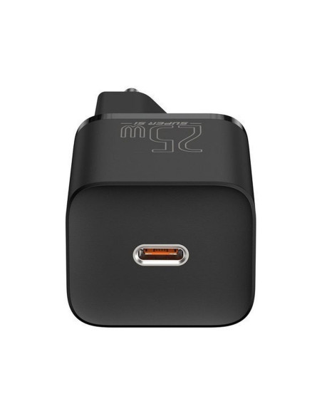 Chargeur secteur BASEUS Type C + câble Type C vers Type C PD QC3.0 3A 25W TZCCSUP-L01 noir