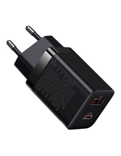 BASEUS USB A + Type C PD QC3.0 Chargeur secteur 30W CCSUPP-E01/CCCJG30UE noir