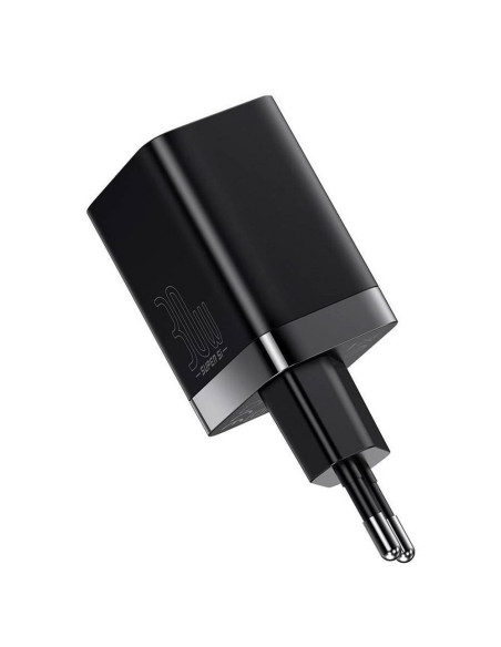 BASEUS USB A + Type C PD QC3.0 Chargeur secteur 30W CCSUPP-E01/CCCJG30UE noir