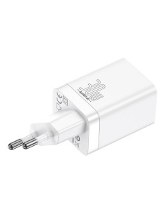 BASEUS USB A + Type C PD QC3.0 Chargeur secteur 30W CCSUPP-E02/CCCJG30UE blanc 2
