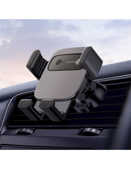 BASEUS support voiture à gravitation pour grille SUYL-FK01 noir