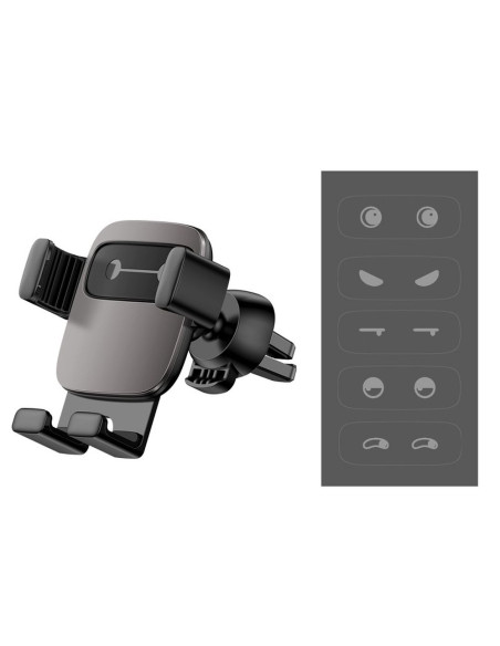 BASEUS support voiture à gravitation pour grille SUYL-FK01 noir