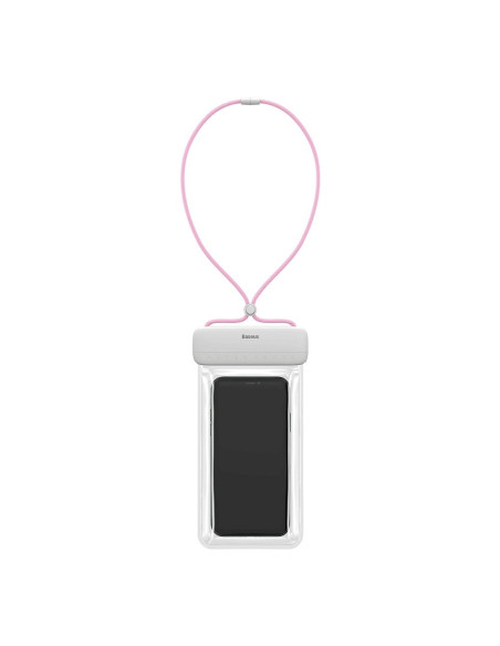 BASEUS Etui universel imperméable Lets Slip IPX8 ACFSD-D24 blanc-rose