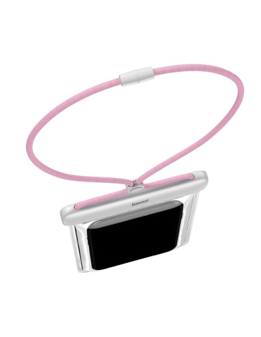 BASEUS Etui universel imperméable Lets Slip IPX8 ACFSD-D24 blanc-rose