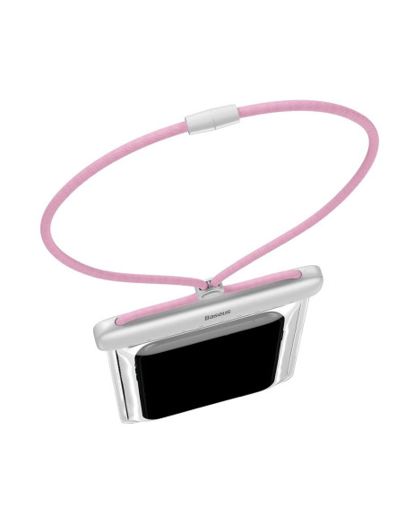 BASEUS Etui universel imperméable Lets Slip IPX8 ACFSD-D24 blanc-rose
