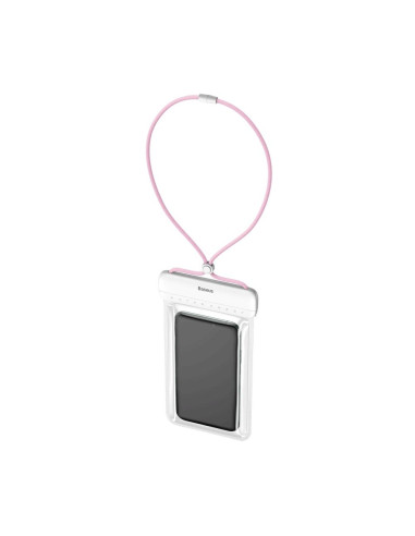 BASEUS Etui universel imperméable Lets Slip IPX8 ACFSD-D24 blanc-rose