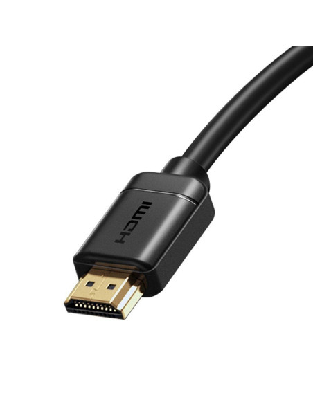 BASEUS Câble HDMI vers HDMI 4K 60Hz 2.0 HD CAKGQ-A01 1 m noir