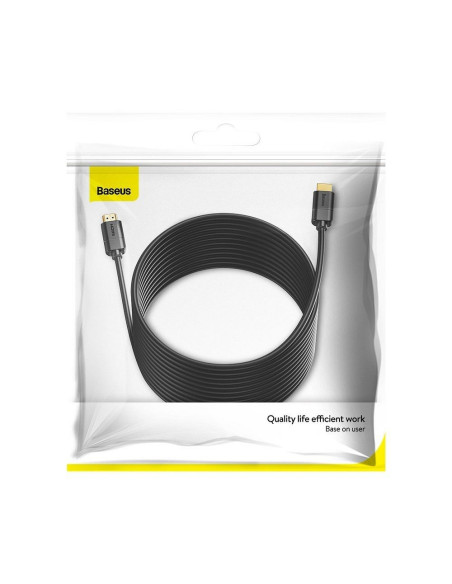 BASEUS Câble HDMI vers HDMI 4K 60Hz 2.0 HD CAKGQ-E01 8m noir