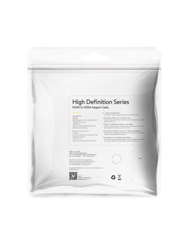 BASEUS Câble HDMI vers HDMI 4K 60Hz 2.0 HD CAKGQ-E01 8m noir