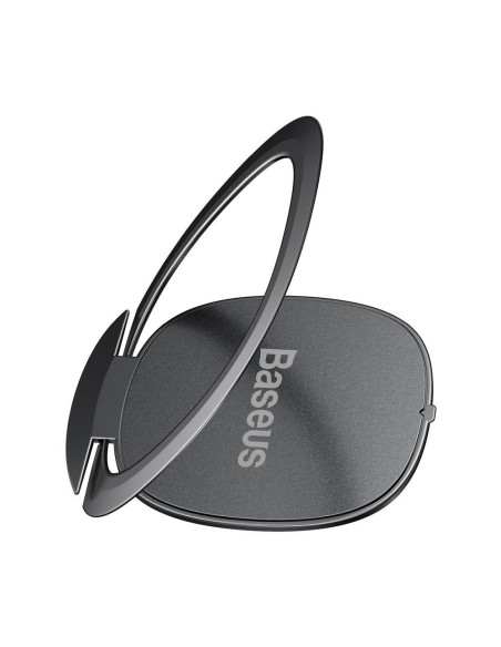 BASEUS porte-anneau de téléphone SUYB-0A gris foncé